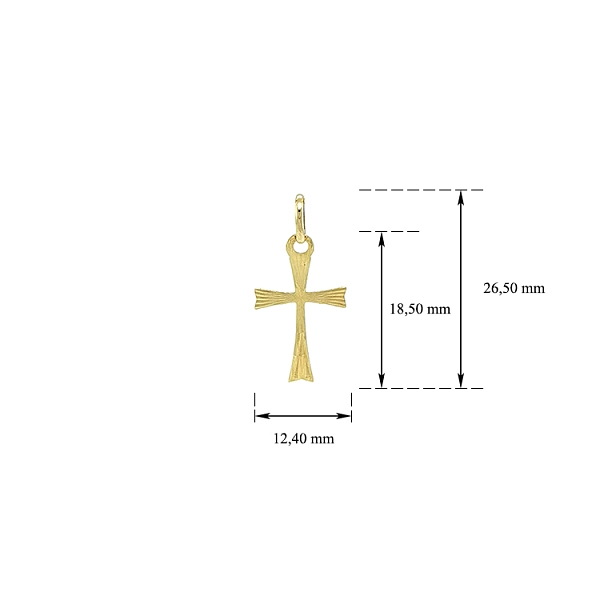 Goldkreuz-Anhänger