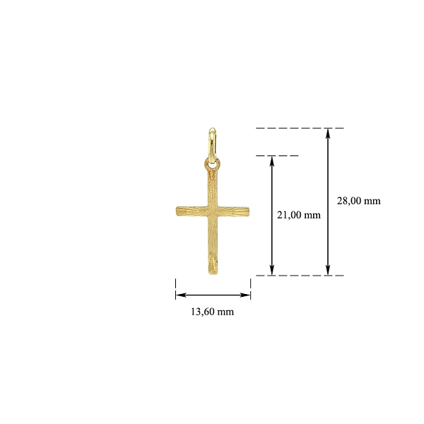 Goldkreuz-Anhänger