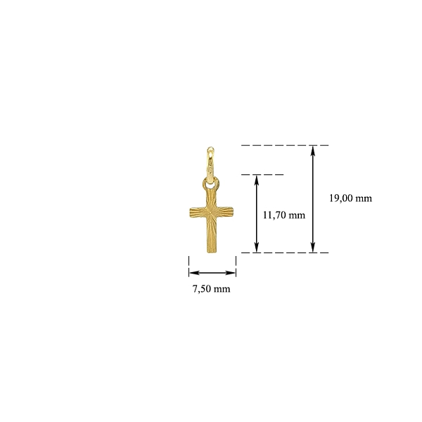 Goldkreuz-Anhänger