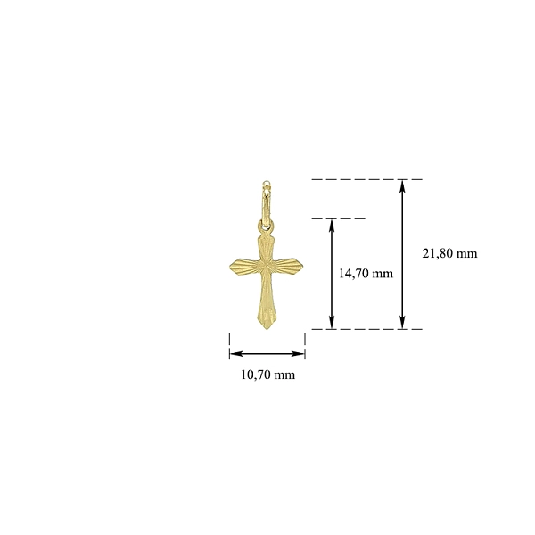 Goldkreuz-Anhänger
