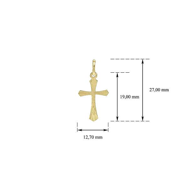 Goldkreuz-Anhänger