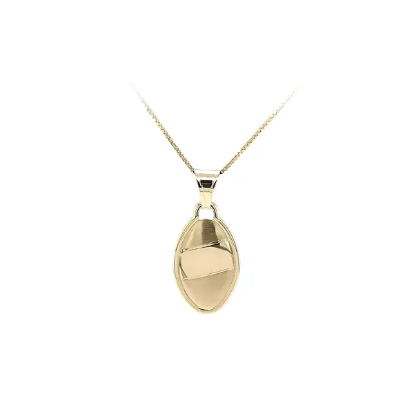 Gold-Anhängerplatte für Gravur