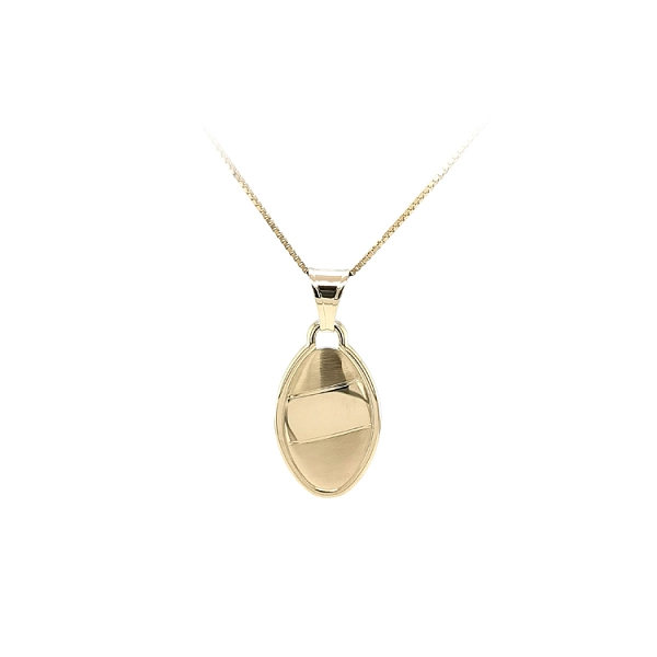 Gold-Anhängerplatte für Gravur