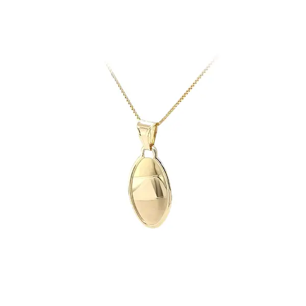 Gold-Anhängerplatte für Gravur