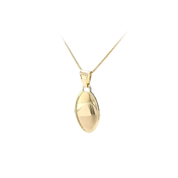 Gold-Anhängerplatte für Gravur