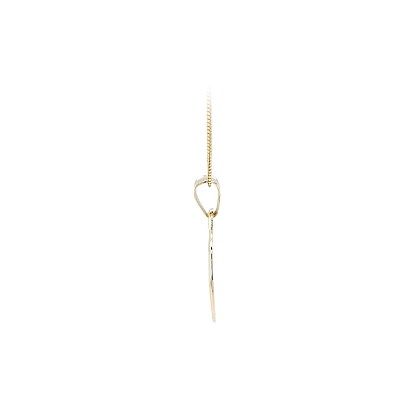 Gold-Anhängerplatte für Gravur