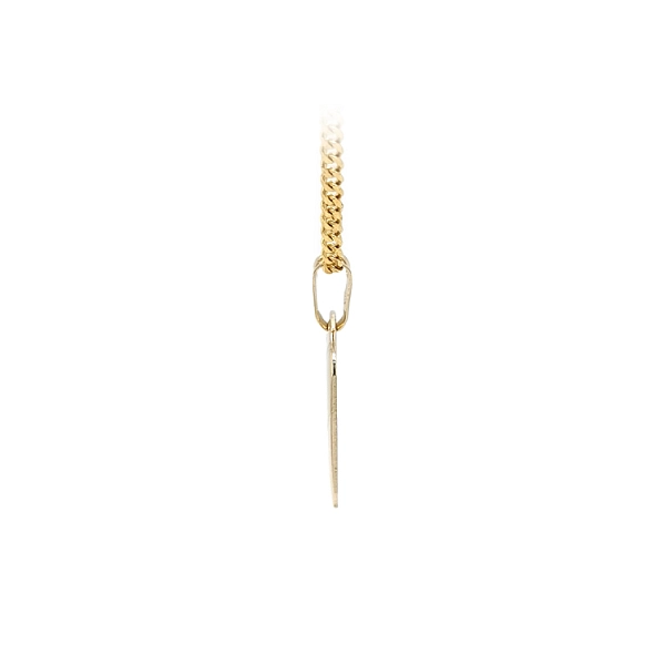 Gold-Anhängerplatte für Gravur