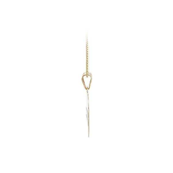 Gold-Anhängerplatte für Gravur