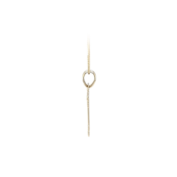 Gold-Anhängerplatte für Gravur