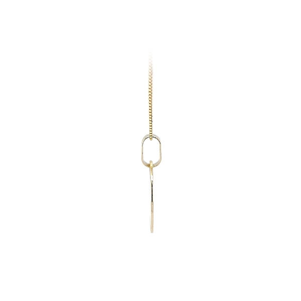 Gold-Anhängerplatte für Gravur
