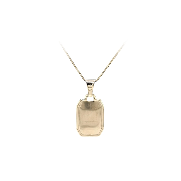 Gold-Anhängerplatte für Gravur