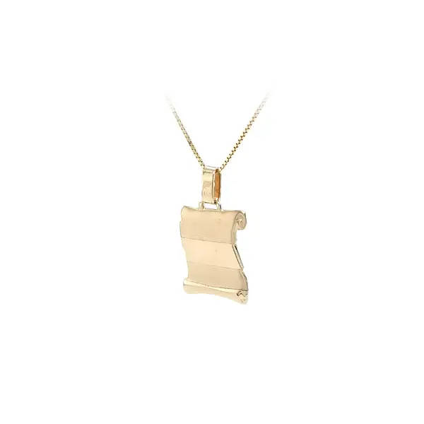 Gold-Pergament-Anhänger für Gravur