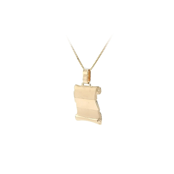 Gold-Pergament-Anhänger für Gravur