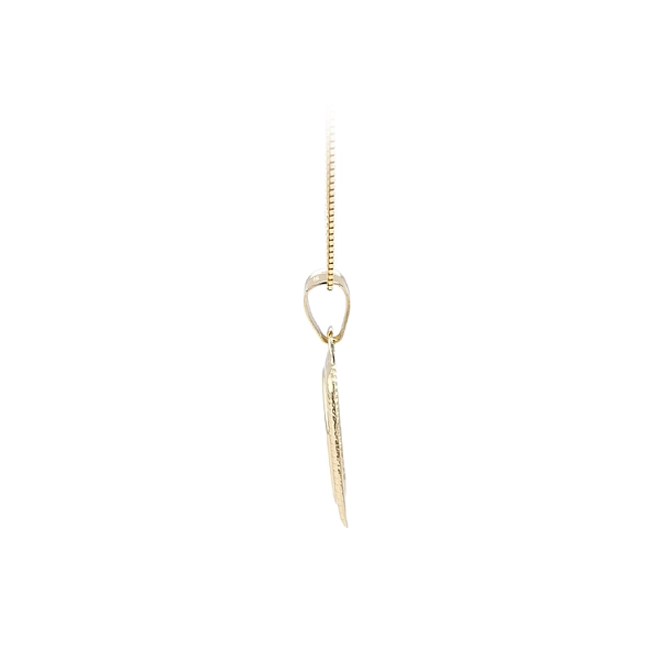 Gold-Anhängerplatte für Gravur