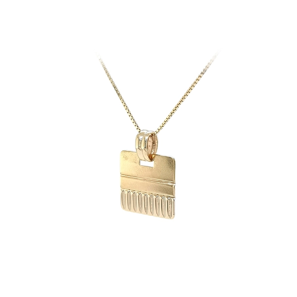 Gold-Anhänger Platte