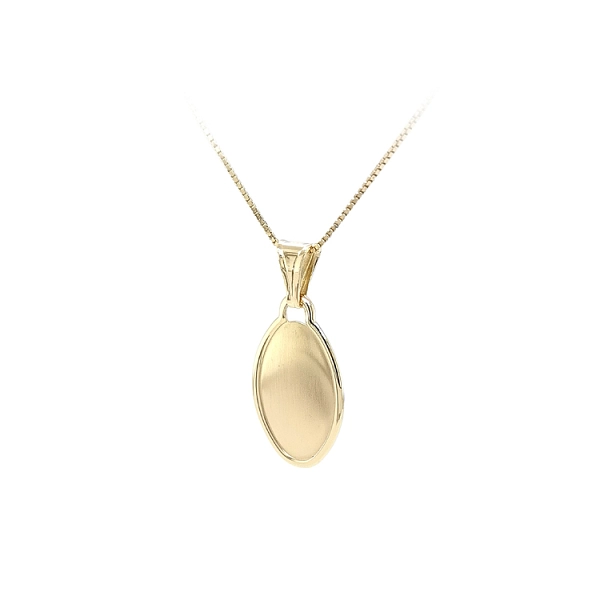 Gold-Anhängerplatte für Gravur