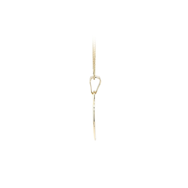 Gold-Anhängerplatte für Gravur