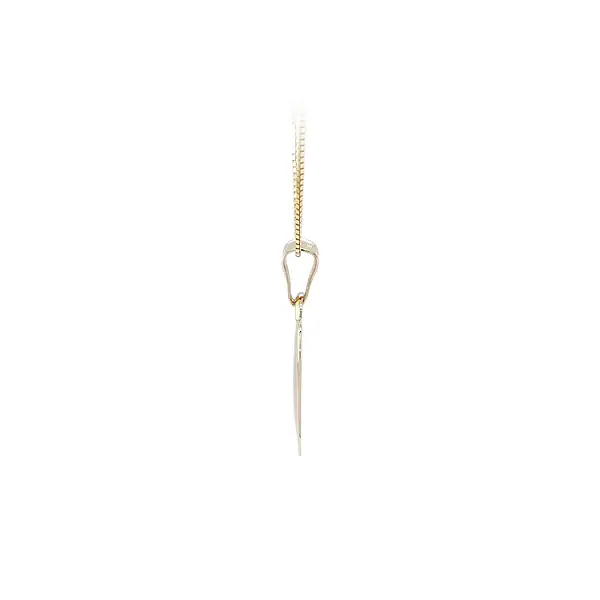 Gold-Anhängerplatte für Gravur