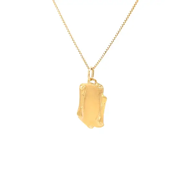 Goldplatte für die Pergamentgravur