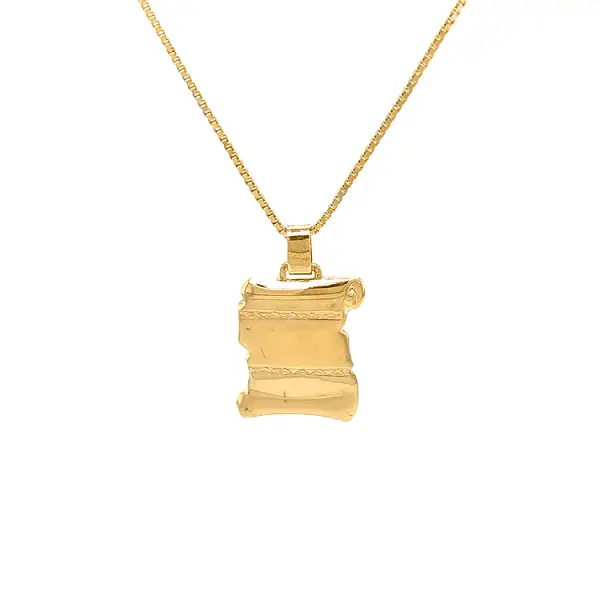 Goldplatte für die Pergamentgravur