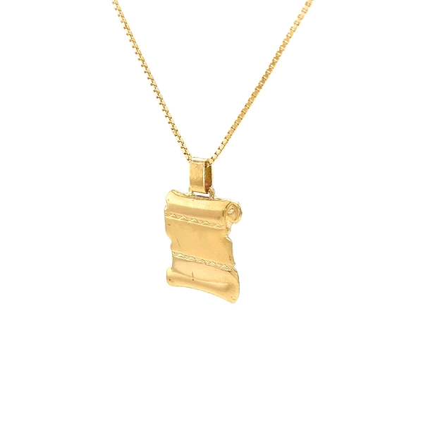 Goldplatte für die Pergamentgravur