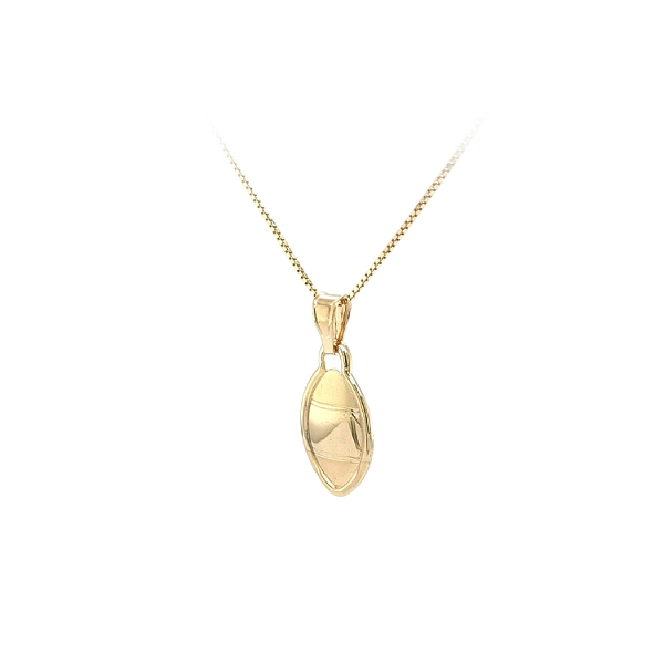 Gold-Anhängerplatte für Gravur