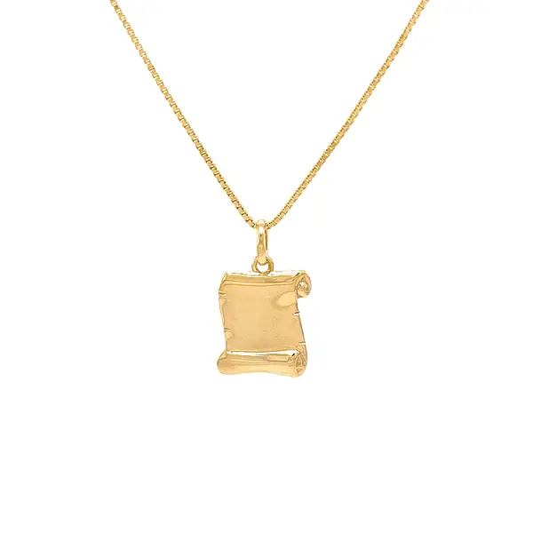 Goldplatte für die Pergamentgravur