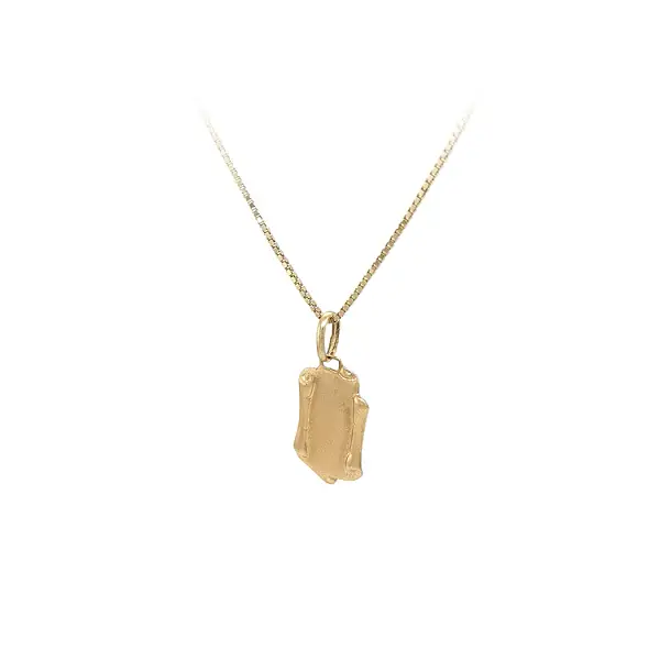 Gold-Pergament-Anhänger für Gravur