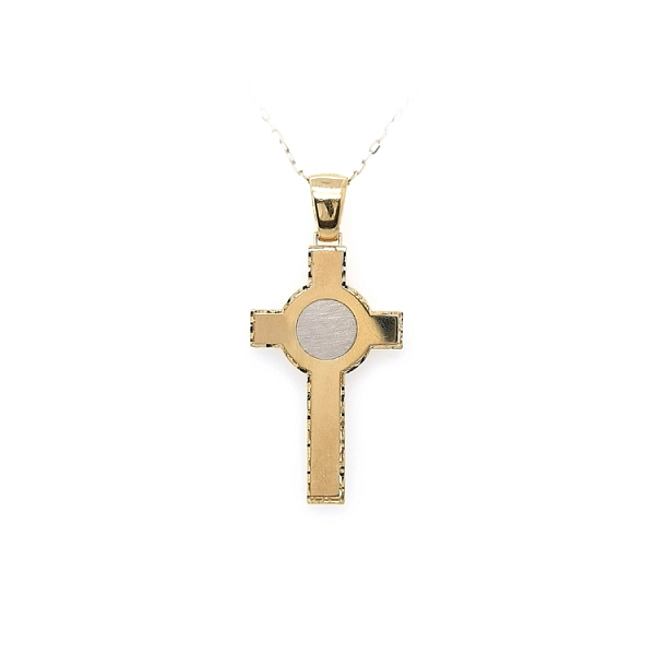 Anhänger Kreuz aus kombiniertem Gold