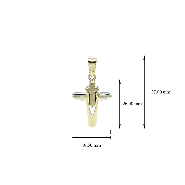 Goldkreuz-Anhänger