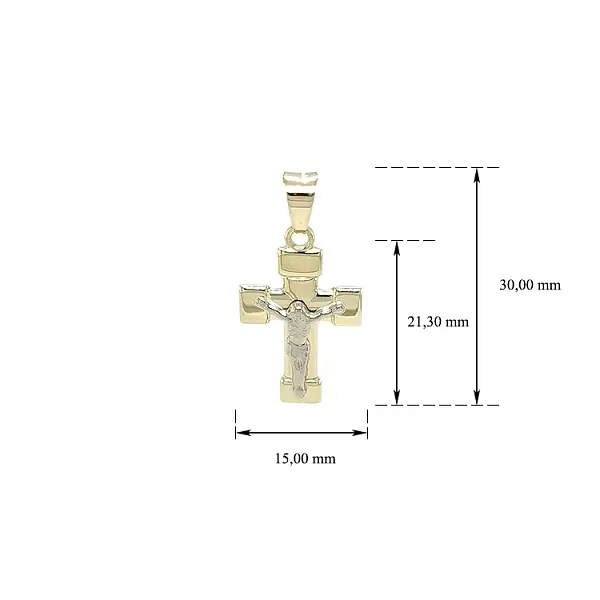 Anhänger Kreuz mit Jesus Christus