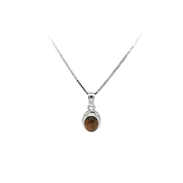 Anhänger mit tyrischem Auge aus Weißgold