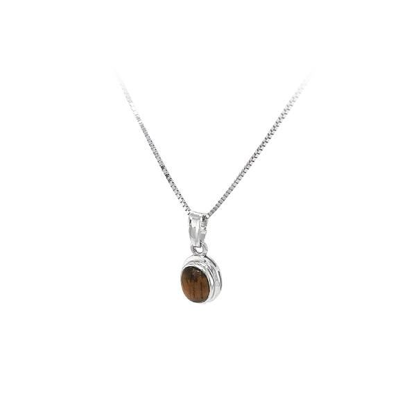 Anhänger mit tyrischem Auge aus Weißgold