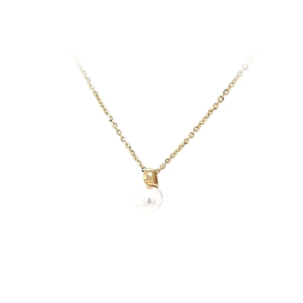 Gold-Anhänger mit Perle