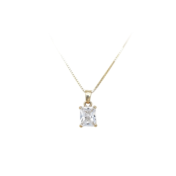 Gold-Anhänger mit Zirkon