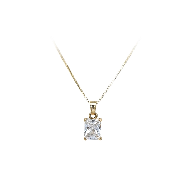Gold-Anhänger mit Zirkon