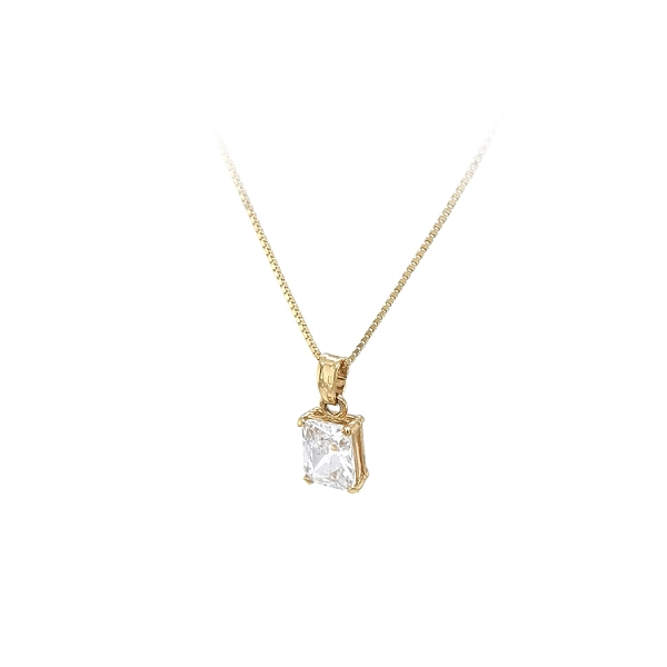 Gold-Anhänger mit Zirkon