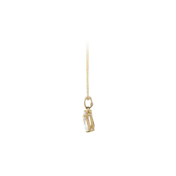 Gold-Anhänger mit Zirkon