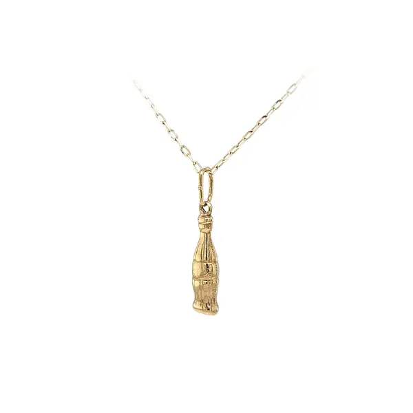 Gold-Anhänger Coca Cola