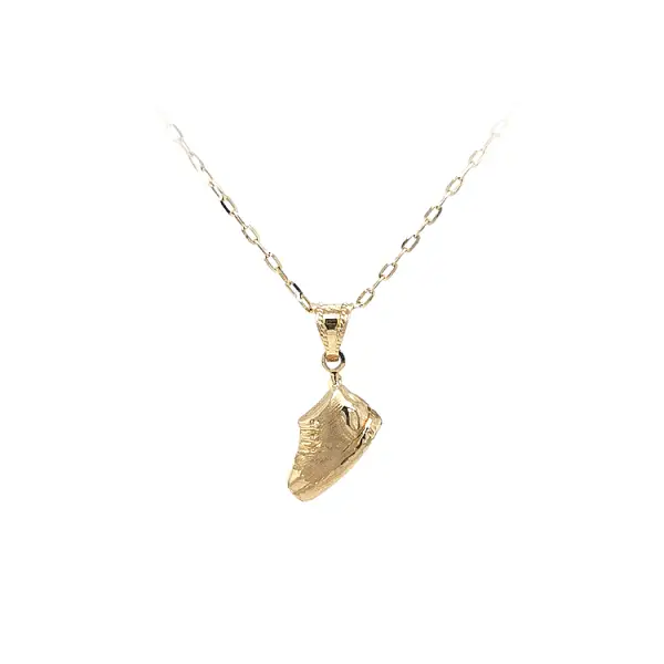 Gold-Anhänger-Schuh - Sneaker