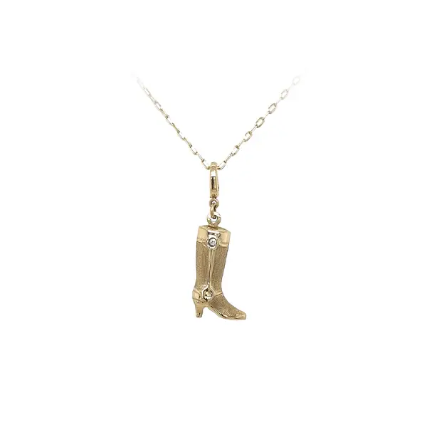 Gold-Anhänger Kosak mit Zirkon