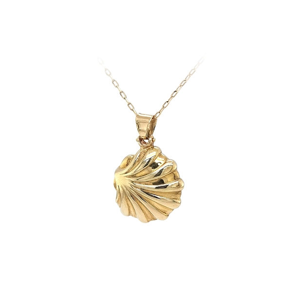 Gold-Anhänger Muschel