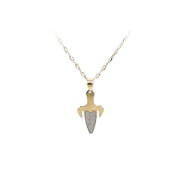 Anhänger Dolch aus Kombinationsgold