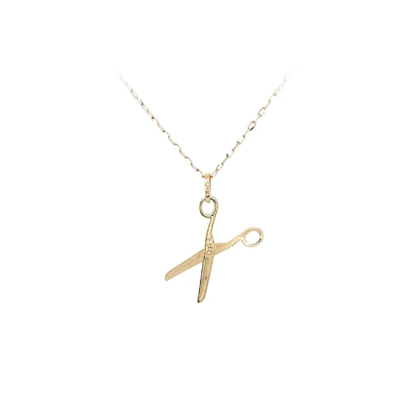 Gold-Anhänger Schere