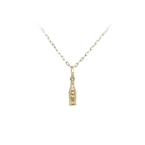 Gold-Anhänger Coca Cola