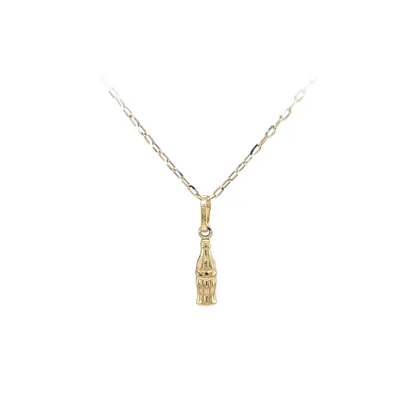 Gold-Anhänger Coca Cola