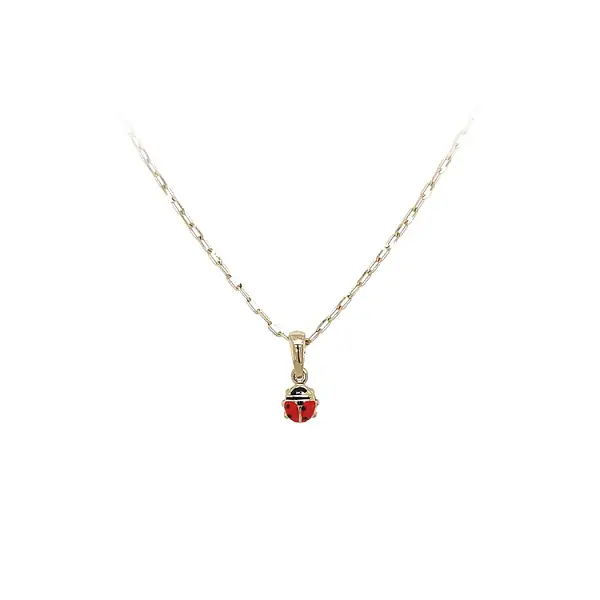 Gold-Anhänger Marienkäfer