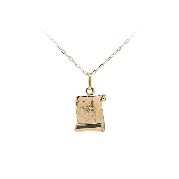 Gold-Anhänger Zeichen des Schütze