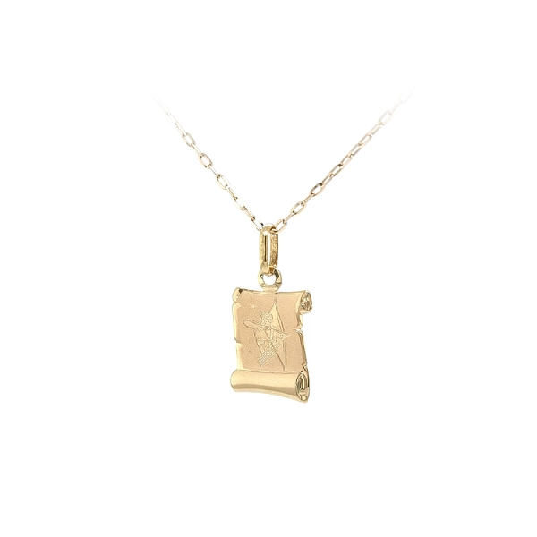 Gold-Anhänger Zeichen des Schütze