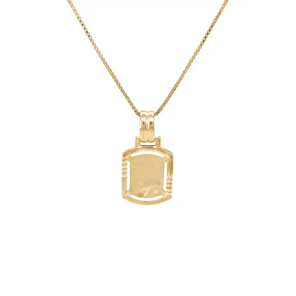 Gold-Anhänger Zeichen der Jungfrau